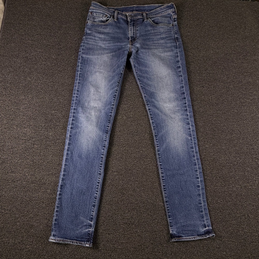 Levi's Jeans Mens 33x34 (Fits 34x32) 511 Slim Fit Blue Medium Wash EUC